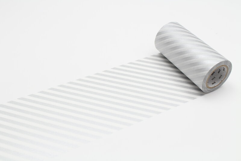 WASHI PÁSKA - MT CASA – SILVER STRIPE